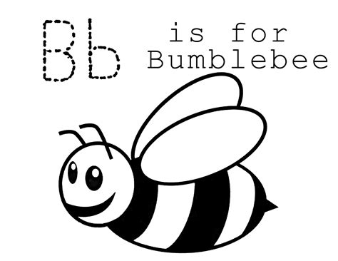 Bumblebee Coloring Page Printable